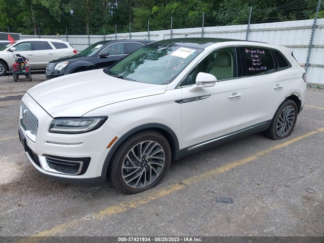 2019 LINCOLN NAUTILUS RESERVE VIN: 2LMPJ8L90KBL17816