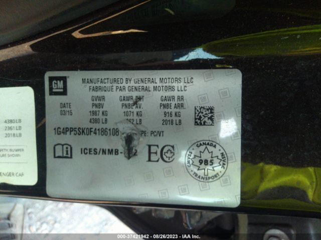 1G4PP5SK0F4186108 Buick Verano