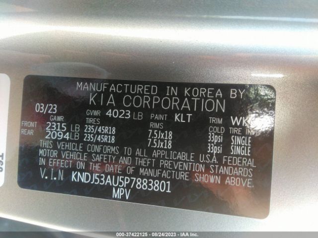 KNDJ53AU5P7883801 KIA Soul Gt-line