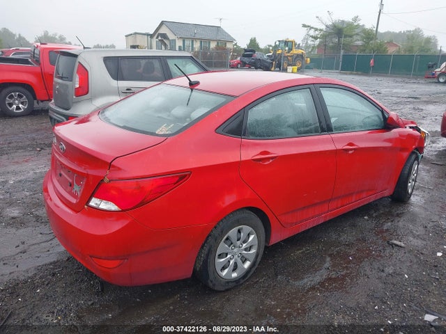 2016 HYUNDAI ACCENT SE VIN: KMHCT4AE4GU104544