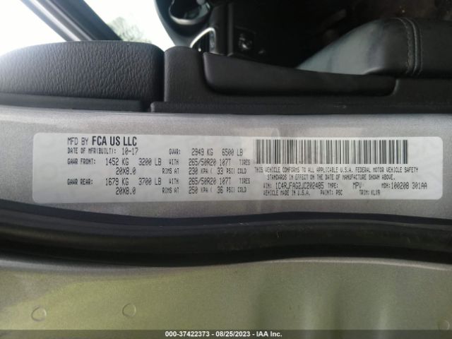 1C4RJFAG2JC202485 Jeep Grand Cherokee Altitude