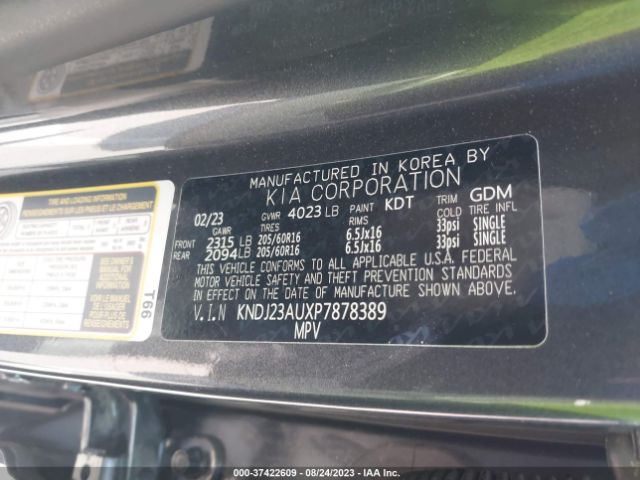 KNDJ23AUXP7878389 KIA SOUL LX