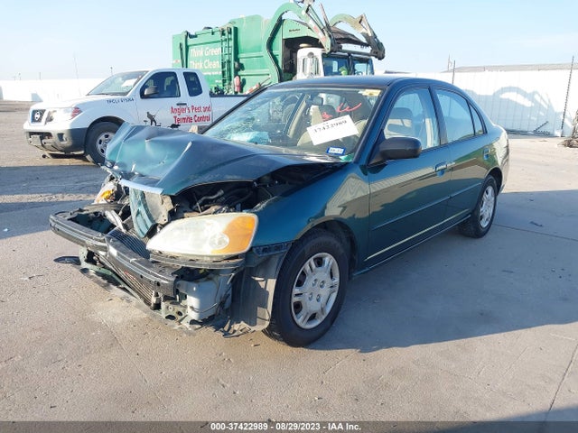2002 HONDA CIVIC LX VIN: 2HGES16512H561767