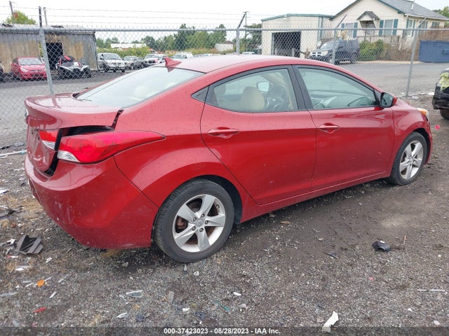 2012 HYUNDAI ELANTRA GLS PZEV VIN: KMHDH4AE4CU186873