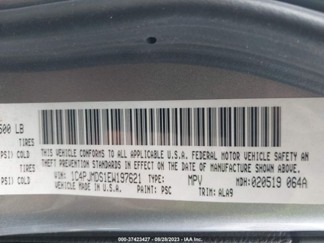 1C4PJMDS1EW197621 Jeep Cherokee Limited