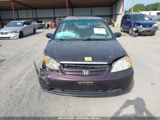 2001 HONDA CIVIC LX VIN: 2HGES16571H575820
