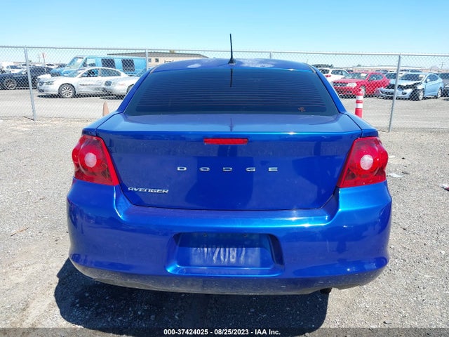 2013 DODGE AVENGER SE VIN: 1C3CDZAB7DN581547
