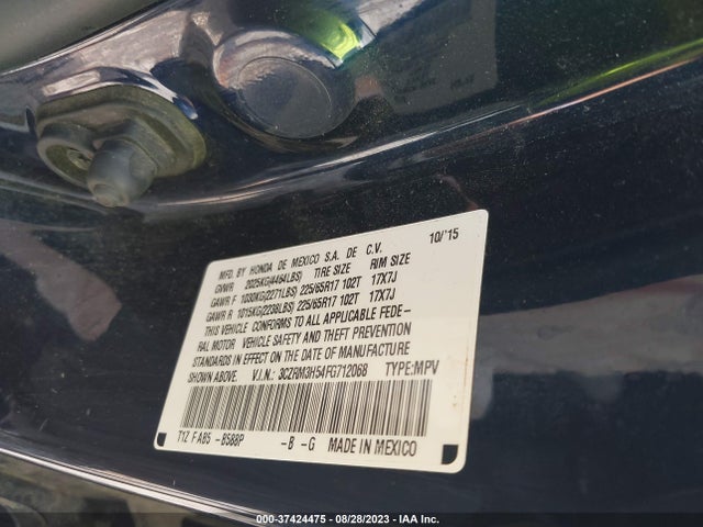 Honda CR-V EX 2015 3CZRM3H54FG712068 Image 16