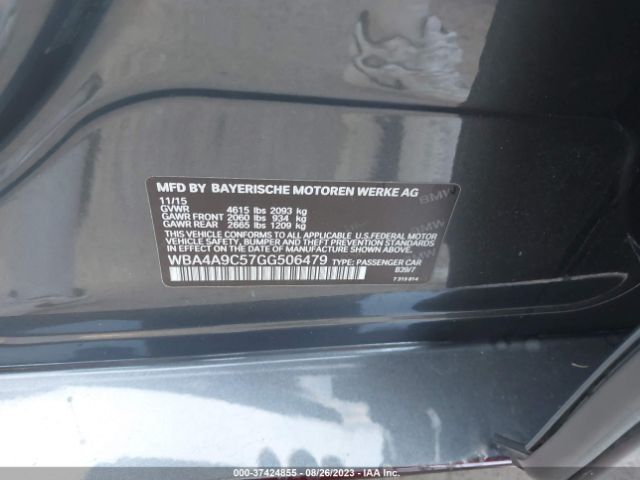 WBA4A9C57GG506479 BMW 4 Series 428i