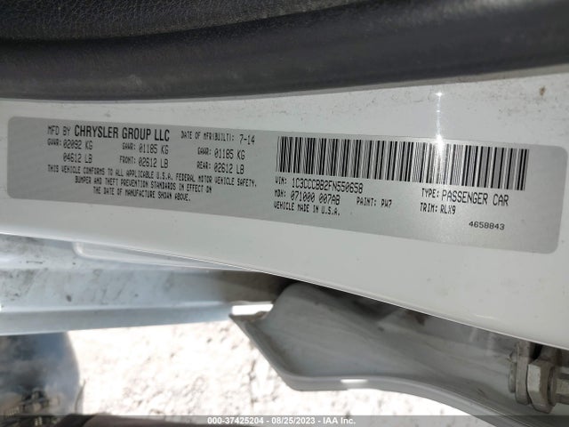 Chrysler 200 S 2015 1C3CCCBB2FN550658 Image 9
