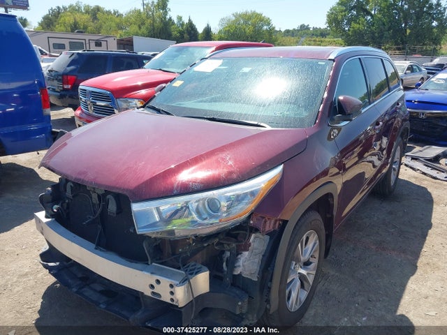 2015 TOYOTA HIGHLANDER XLE VIN: 5TDKKRFH9FS077962