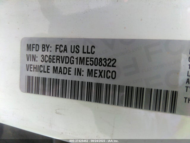 RAM Promaster Cargo Van 2021 3C6ERVDG1ME508322 Image 9