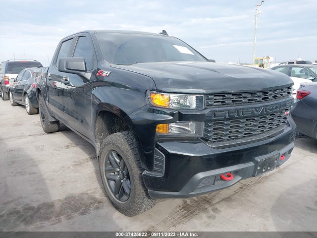 2021 CHEVROLET SILVERADO 1500 4WD SHORT BED CUSTOM TRAIL BOSS VIN: 3GCPYCEF1MG249334