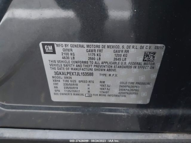 3GKALPEX7JL153588 GMC Terrain Slt
