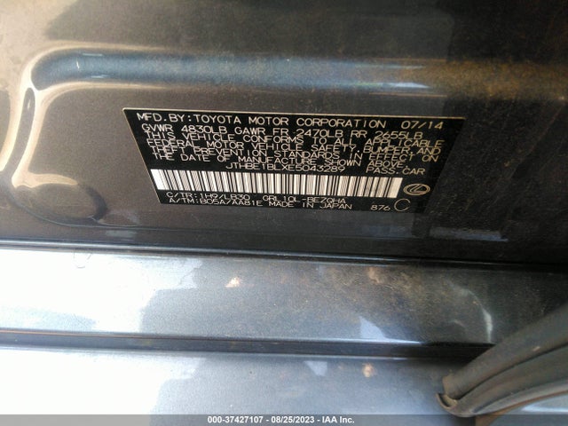 JTHBE1BLXE5043289 Lexus GS 350