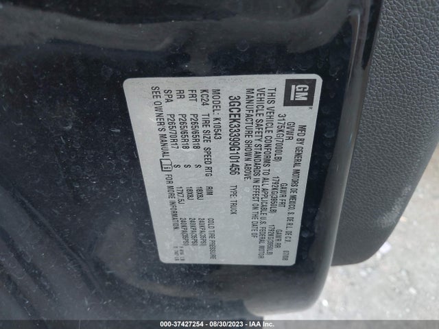2009 CHEVROLET SILVERADO 1500 LTZ VIN: 3GCEK33399G101456