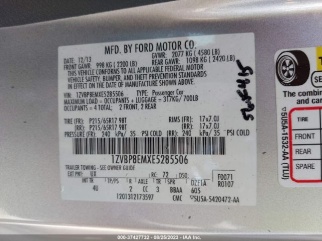 1ZVBP8EMXE5285506 Ford Mustang V6