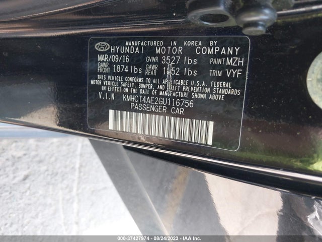 Hyundai ACCENT SE 2016 KMHCT4AE2GU116756 Image 15
