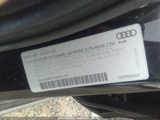 WAUFGAFC9GN001221 Audi A6 3.0t Premium Plus