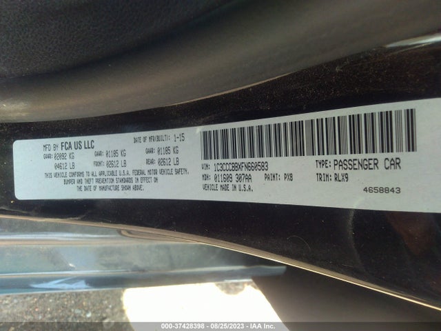 Chrysler 200 S 2015 1C3CCCBBXFN660583 Image 9