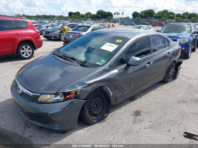 2012 HONDA CIVIC SDN LX VIN: 2HGFB2F57CH566886
