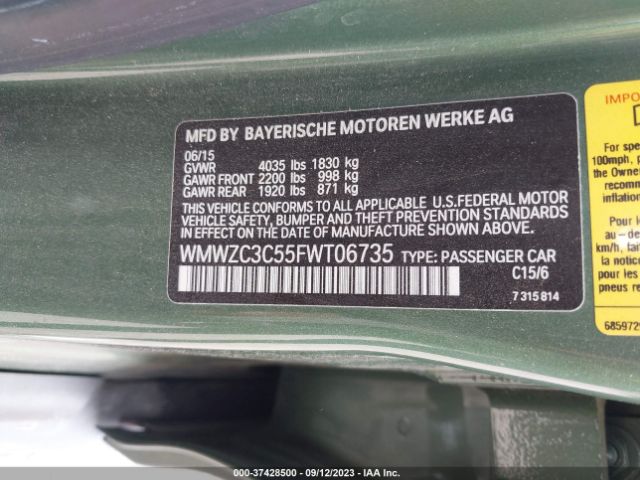 WMWZC3C55FWT06735 Mini Cooper Countryman S