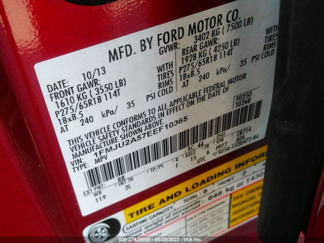 1FMJU2A57EEF10365 Ford Expedition Limited