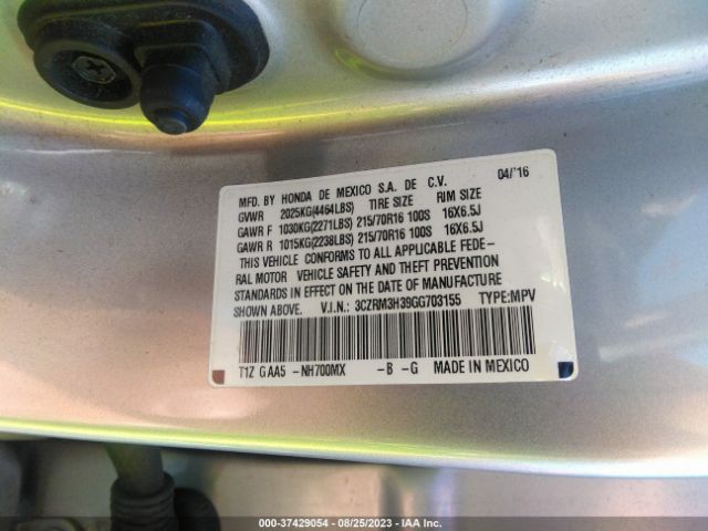3CZRM3H39GG703155 Honda CR-V LX