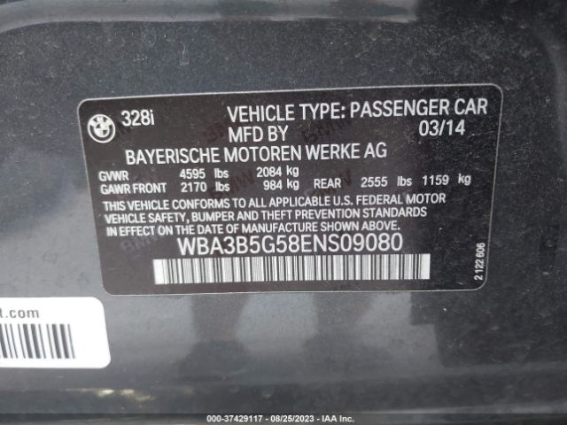 WBA3B5G58ENS09080 BMW 3 Series 328i Xdrive