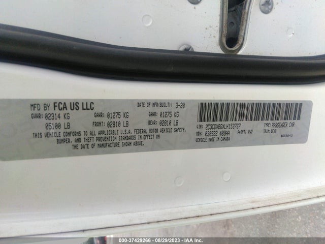 Dodge Charger Sxt 2020 2C3CDXBGXLH153767 Image 9