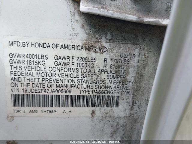 19UDE2F47JA005606 Acura Ilx Special Edition