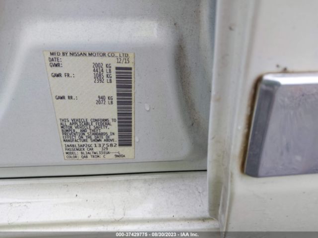 1N4BL3AP2GC137582 Nissan Altima 3.5 Sl