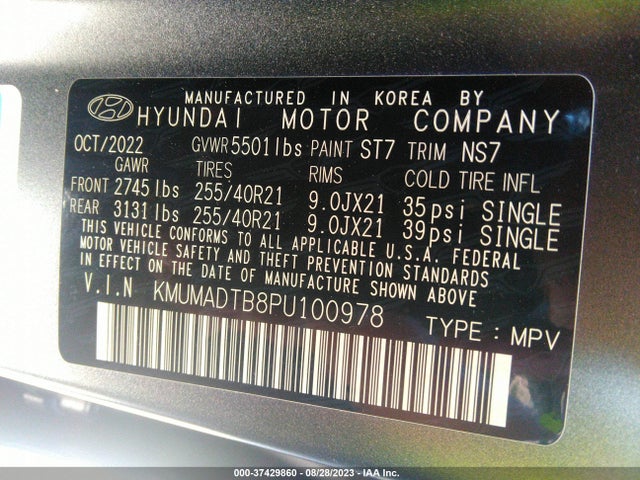 Genesis Gv70 2.5t 2023 KMUMADTB8PU100978 Image 9