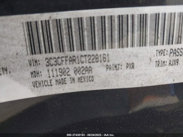 2012 FIAT 500 3C3CFFAR1CT228161 Photo 8