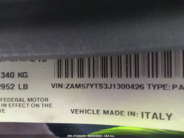 2018 MASERATI GHIBLI ZAM57YTS3J1300426 Photo 8