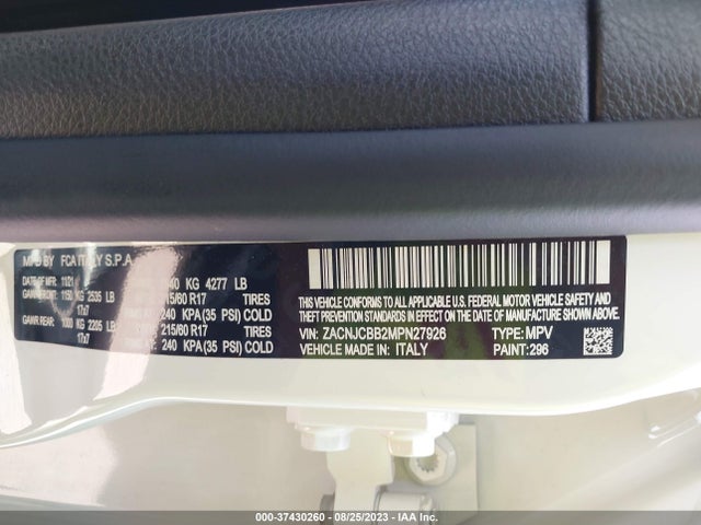 Jeep Renegade Latitude 2021 ZACNJCBB2MPN27926 Image 15