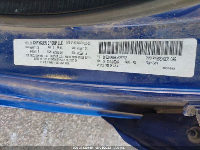 1C3CDZAB9EN223772 Dodge AVENGER SE