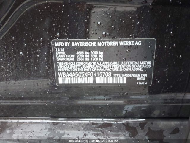 WBA4A5C5XFGK15708 BMW 4 Series 428i