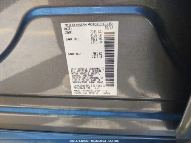 1N4AZ1BV6PC554053 Nissan LEAF S