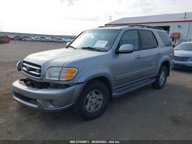 2002 TOYOTA SEQUOIA LIMITED VIN: 5TDBT48A22S080440