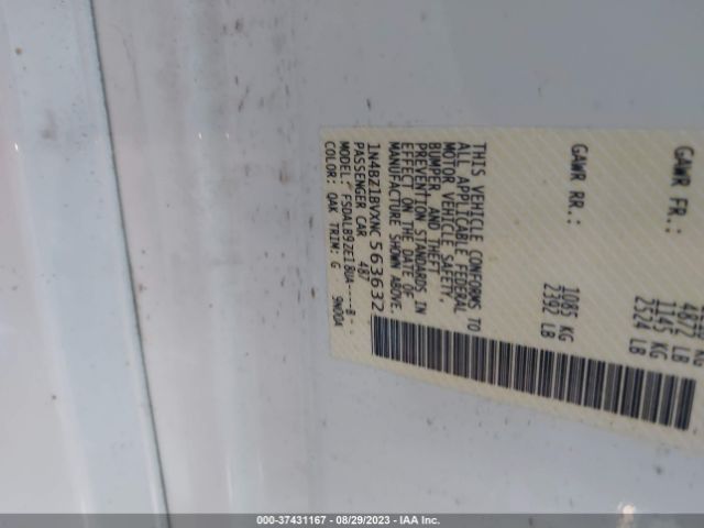 1N4BZ1BVXNC563632 Nissan Leaf S Plus
