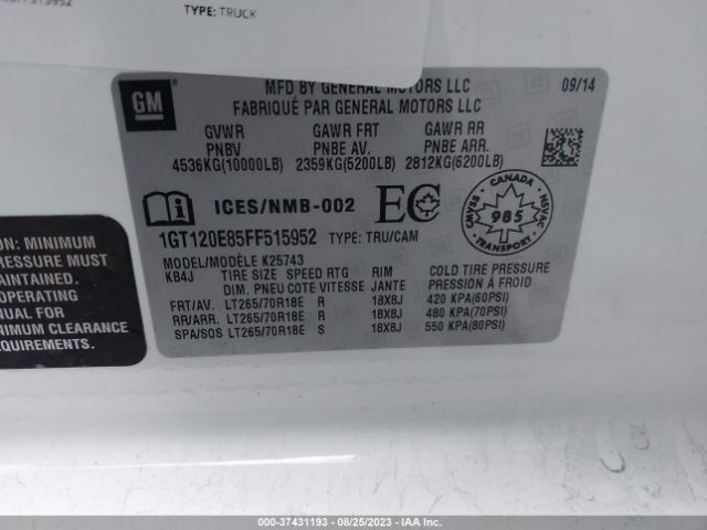1GT120E85FF515952 GMC Sierra 2500hd Denali