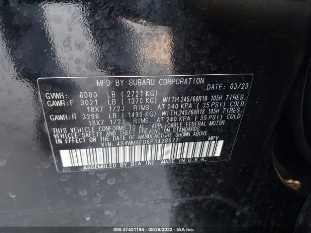 4S4WMAED8P3428077 Subaru Ascent Premium