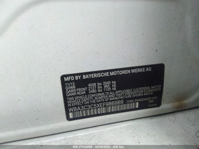 WBA3C3C5XEF986989 BMW 3 Series 320i Xdrive