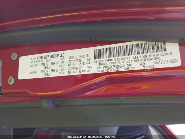 3C6MR5BL6EG166741 RAM 2500 Slt