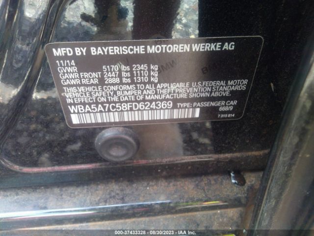WBA5A7C58FD624369 BMW 5 Series 528i Xdrive