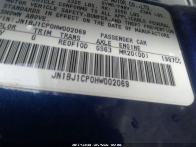 JN1BJ1CP0HW002069 Nissan Rogue Sport Sv