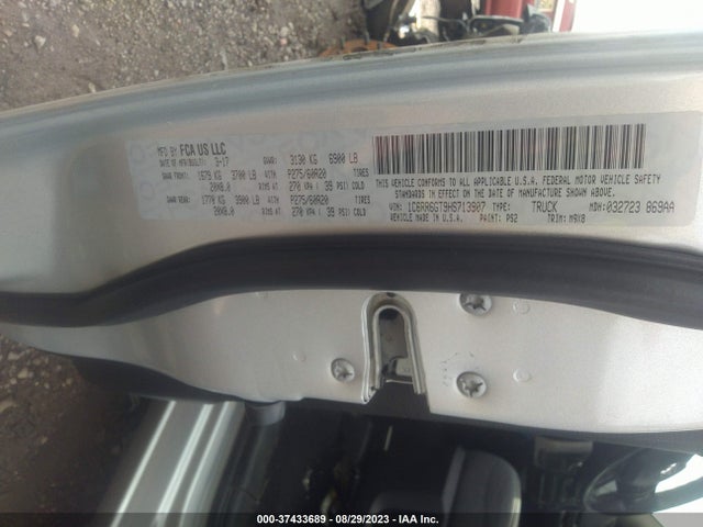 1C6RR6GT9HS713907 RAM 1500 Big Horn