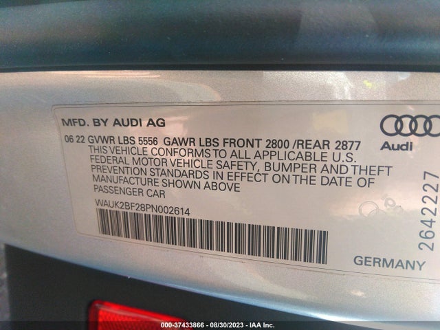 2023 Audi A6, VIN: WAUK2BF28PN002614