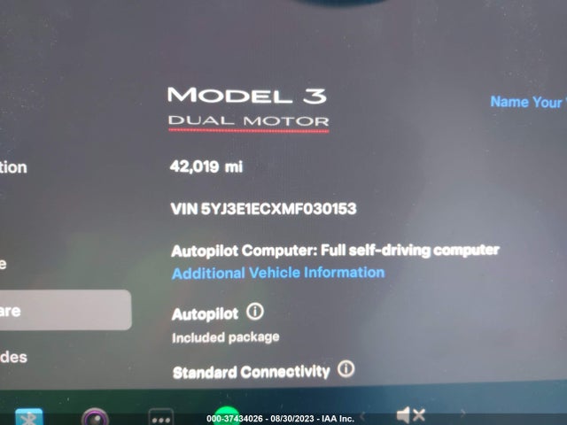 Tesla Model 3 Performance 2021 5YJ3E1ECXMF030153 Image 15